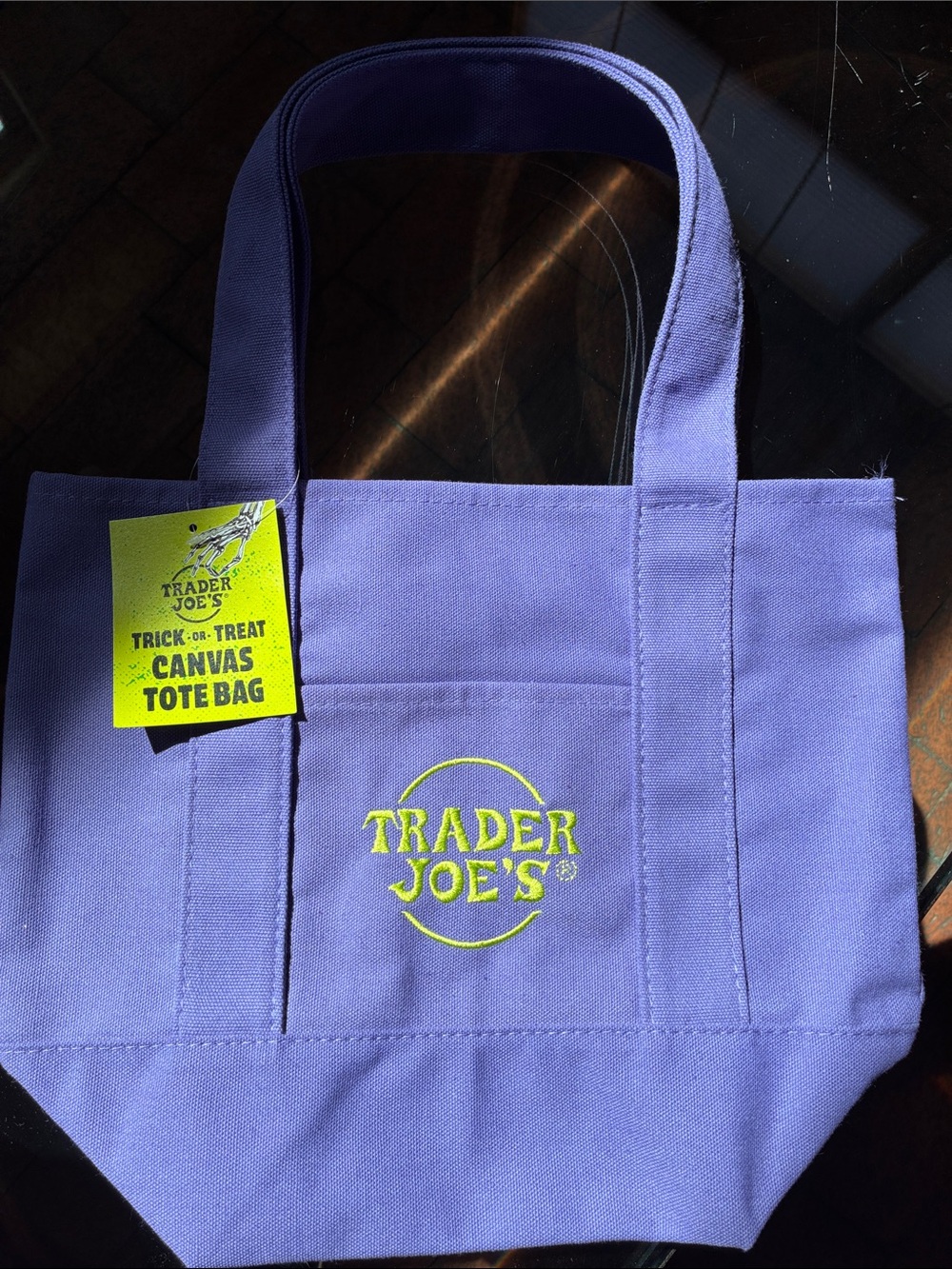 💚Special edition Halloween trick or treat mini canvas tote